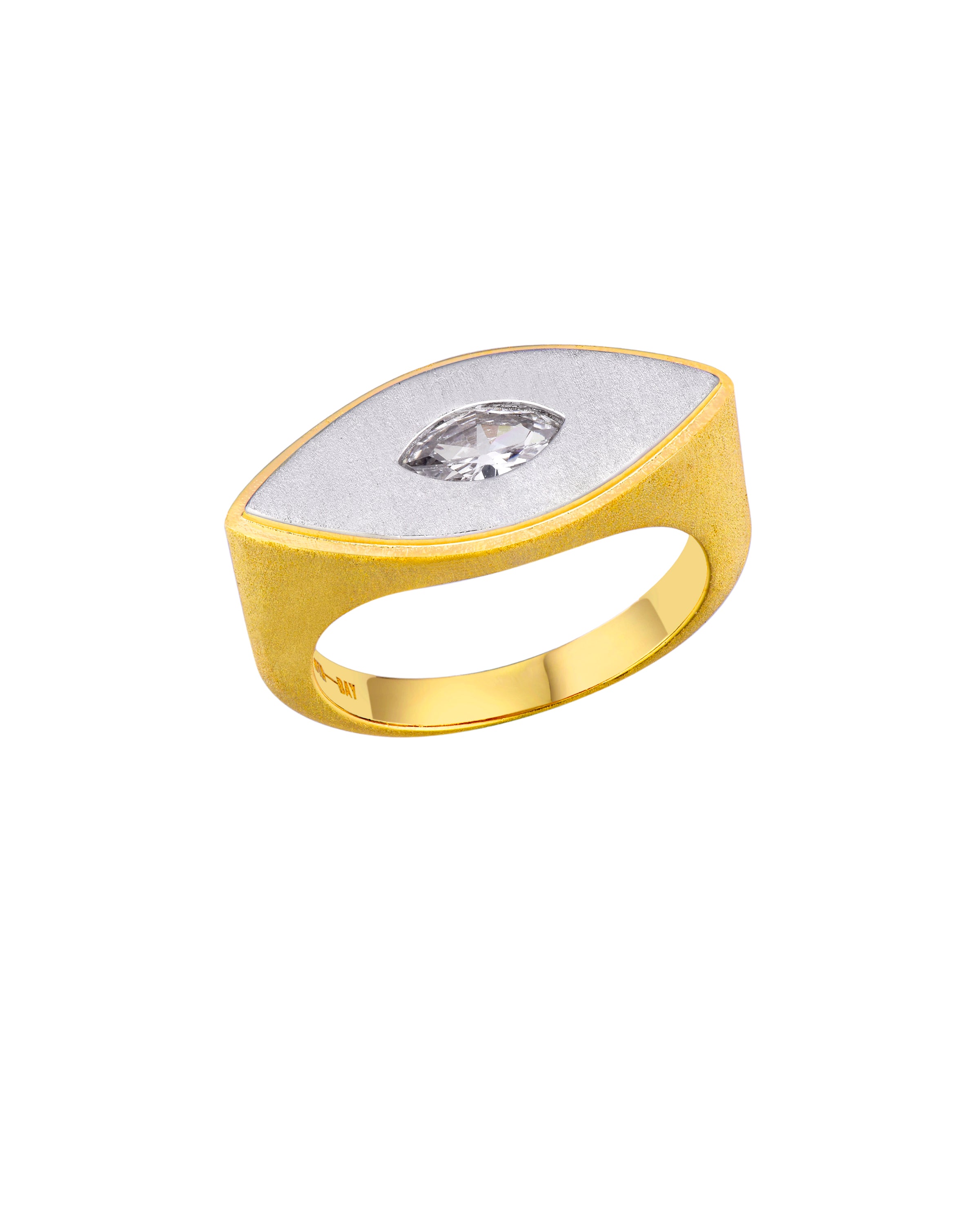 RING - SILVER GOLD TIKA