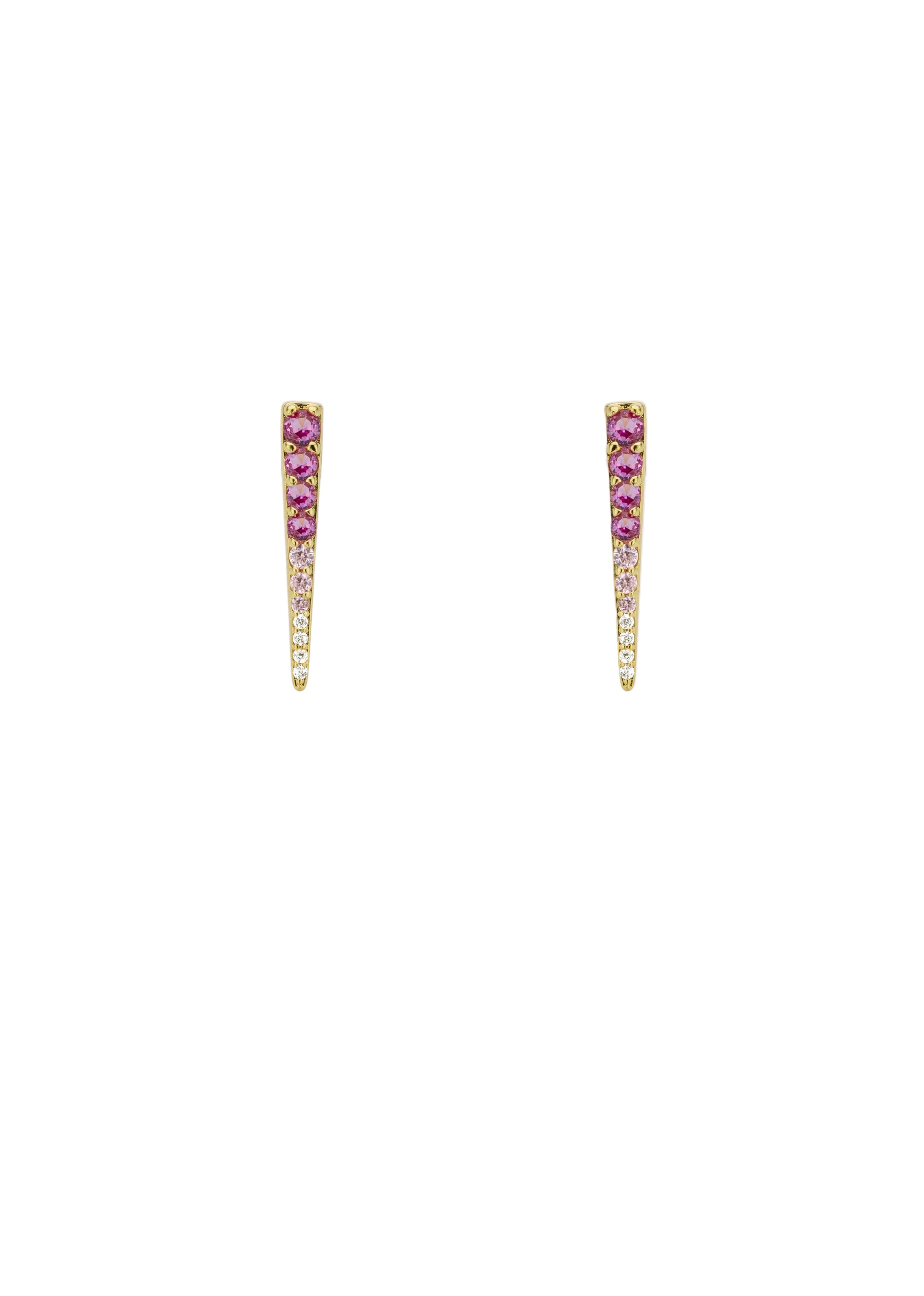 BOUCLES D'OREILLES - FUCHSIA RAINBOW ICE PICK