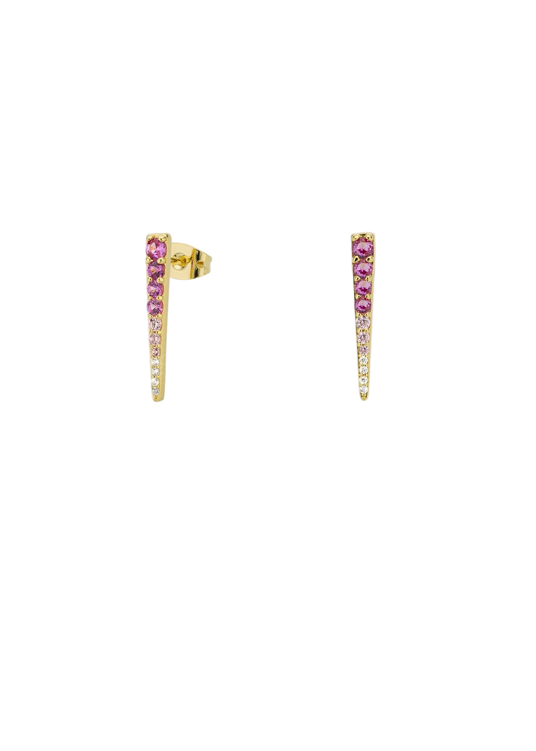BOUCLES D'OREILLES - FUCHSIA RAINBOW ICE PICK