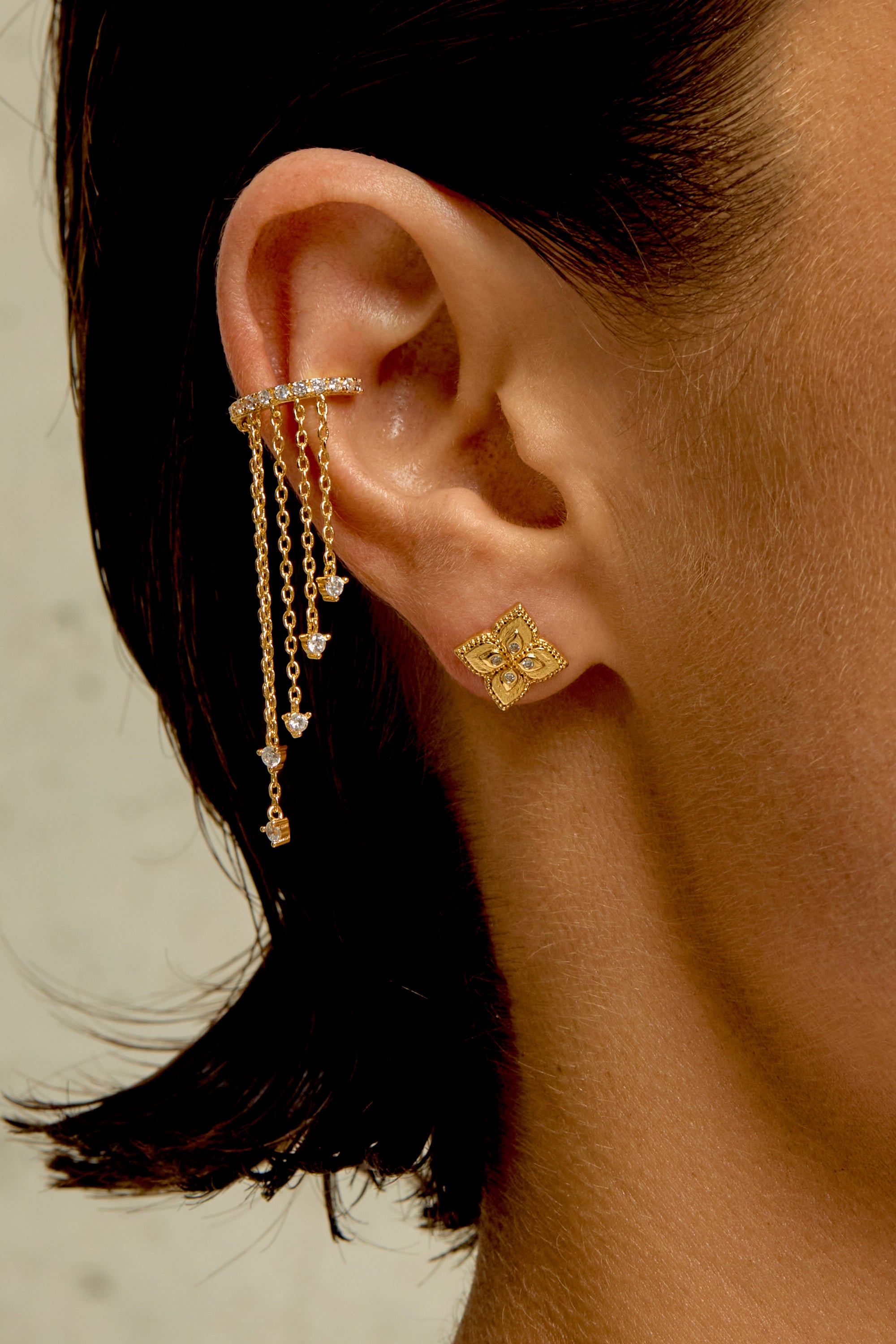 BOUCLES D'OREILLES - LOTUS