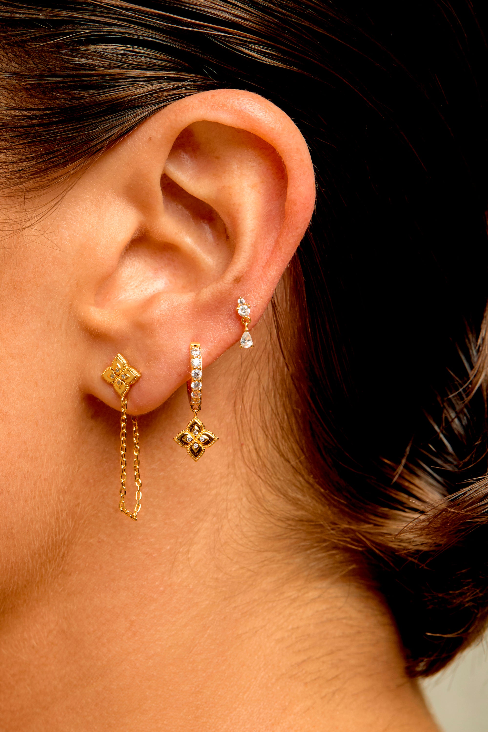BOUCLES D'OREILLES - LOTUS DELHI