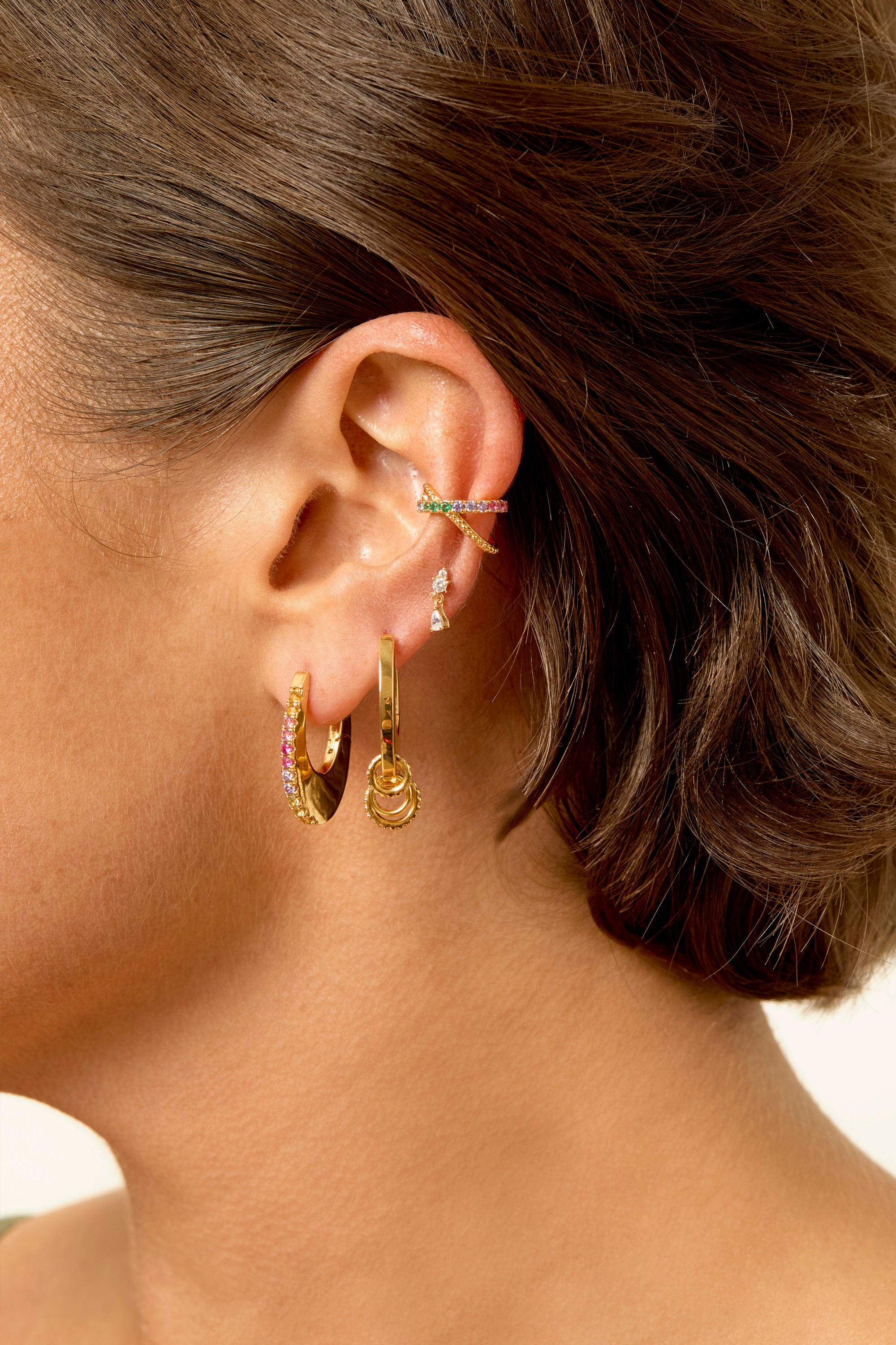 BOUCLES D'OREILLES - RAINBOW STELLAR