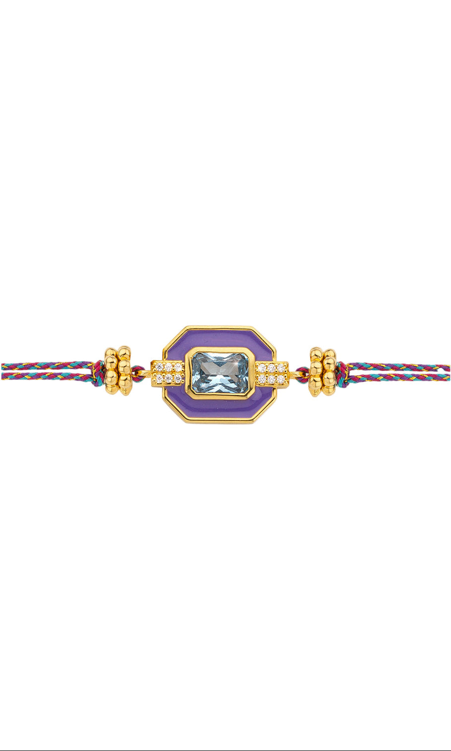 BRACELET - PURPLE ART DECO