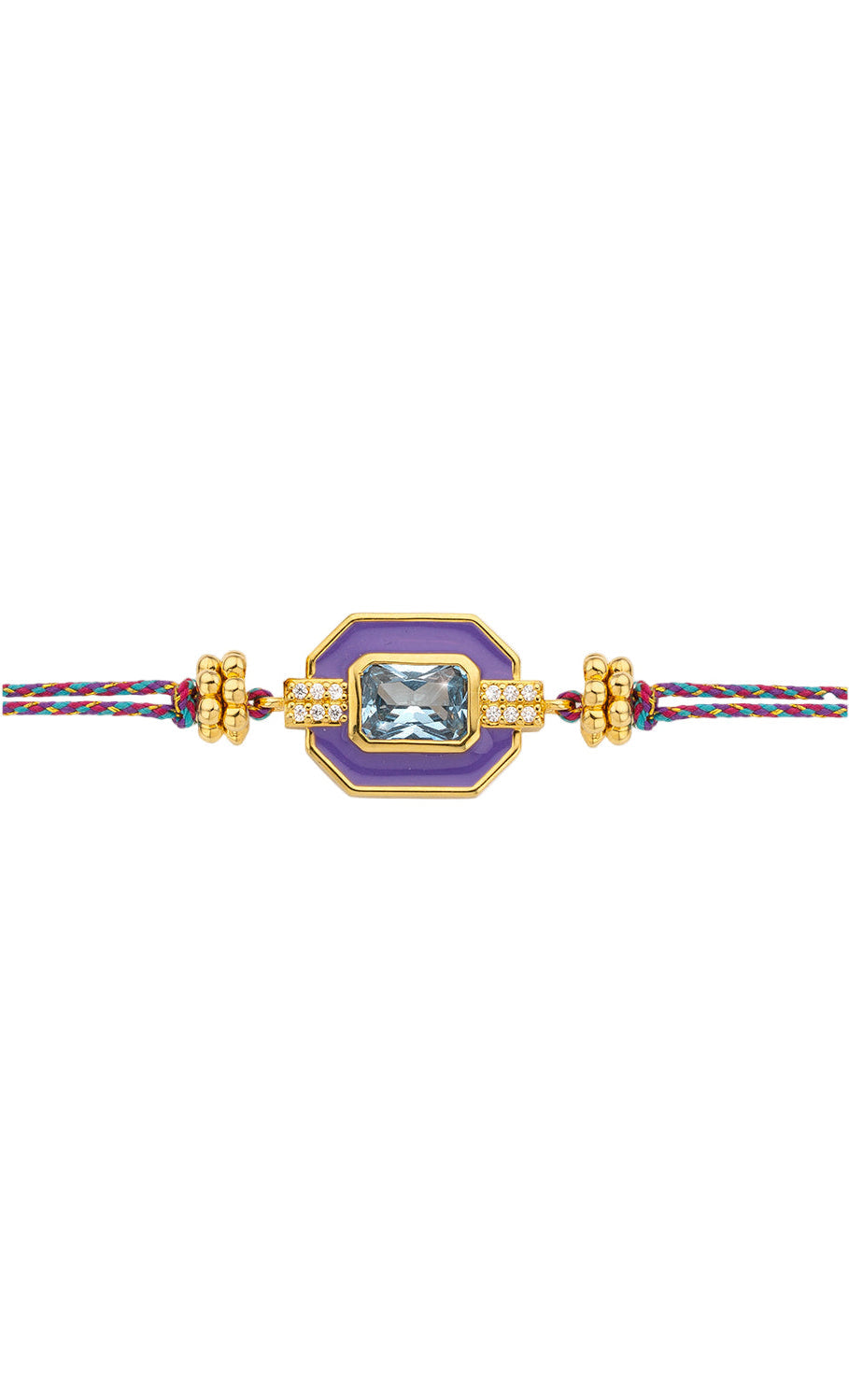 BRACELET - PURPLE ART DECO