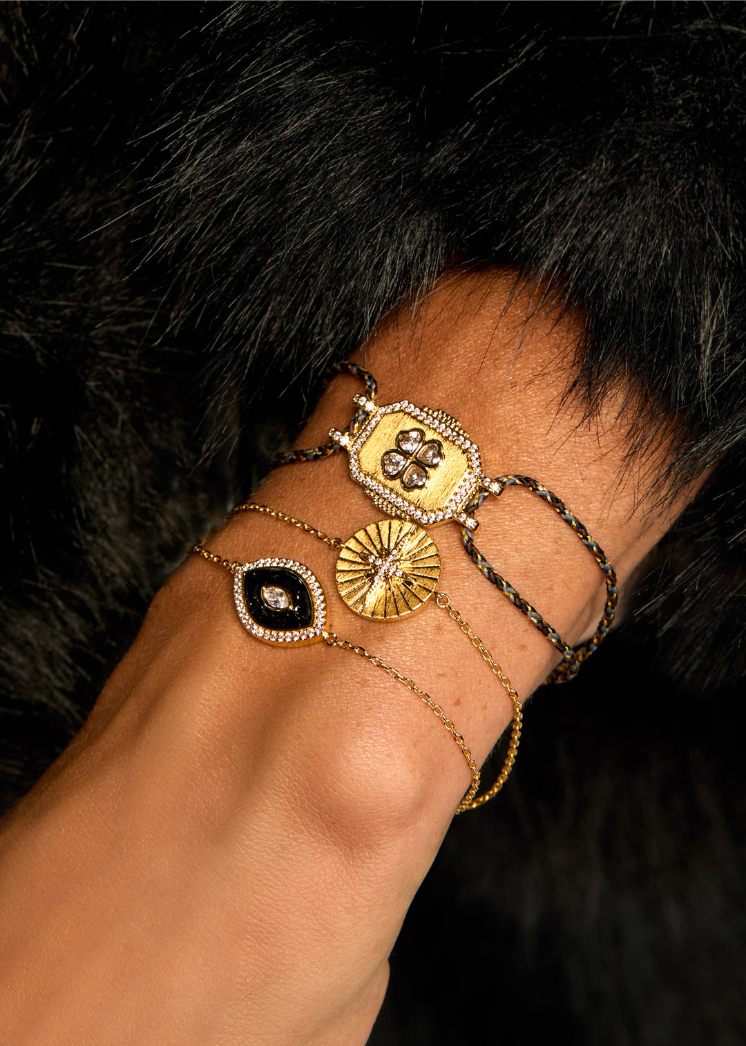 BRACELET - TREFLE BOHEME