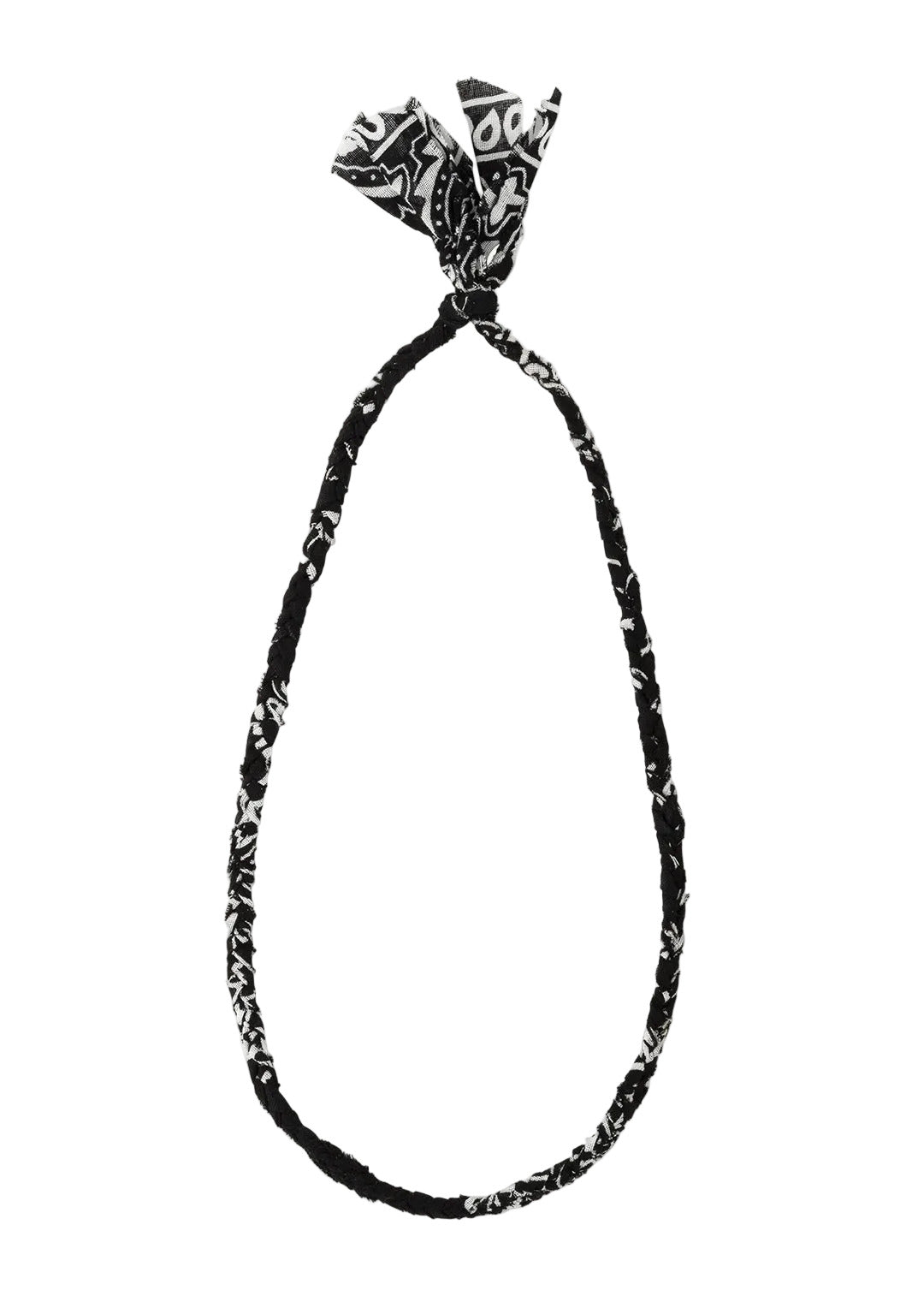 NECKLACE - BLACK BANDANA
