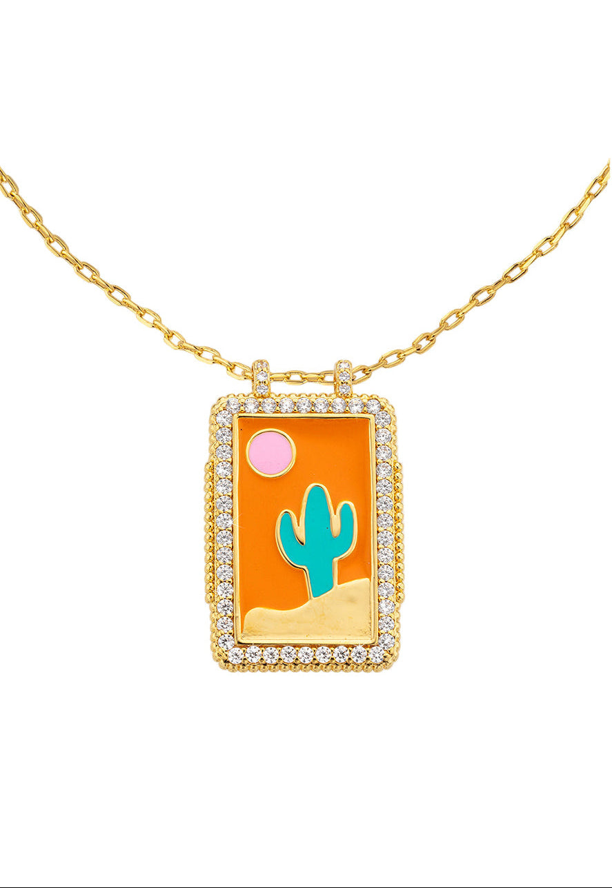 COLLIER - CACTUS BOHEME