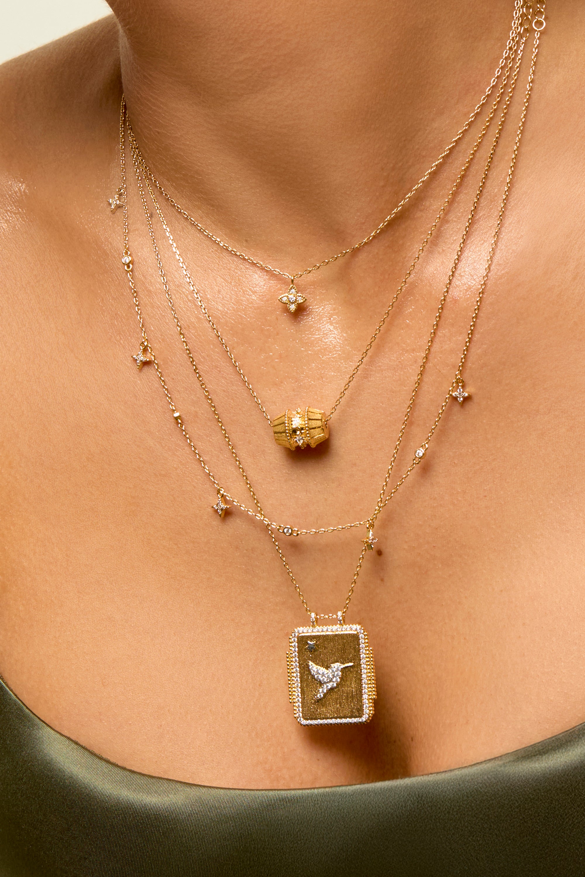 NECKLACE - BOHEMIAN HUMMINGBIRD