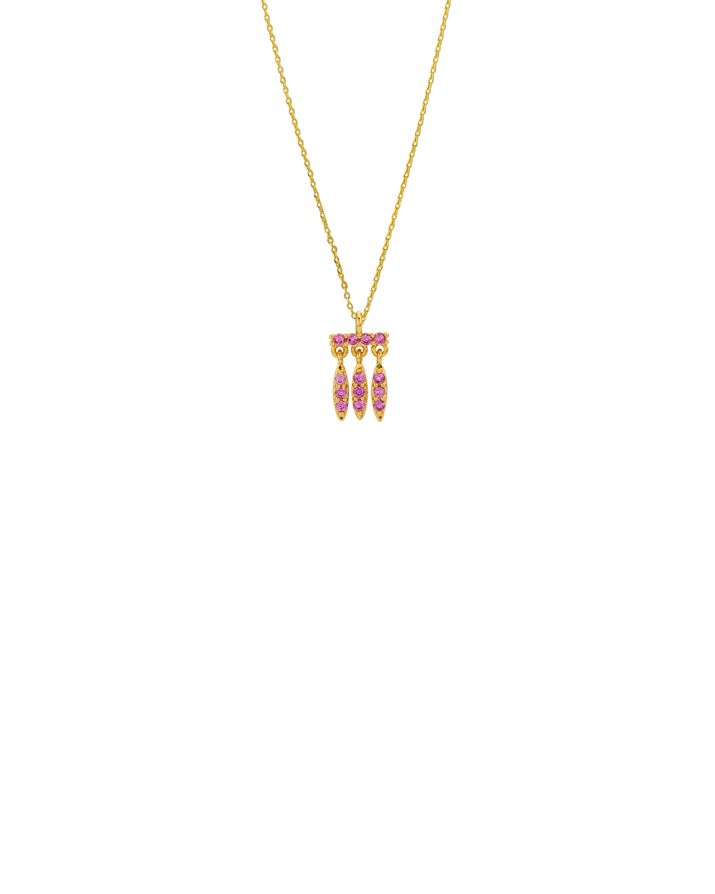 NECKLACE - FUCHSIA TRIAD