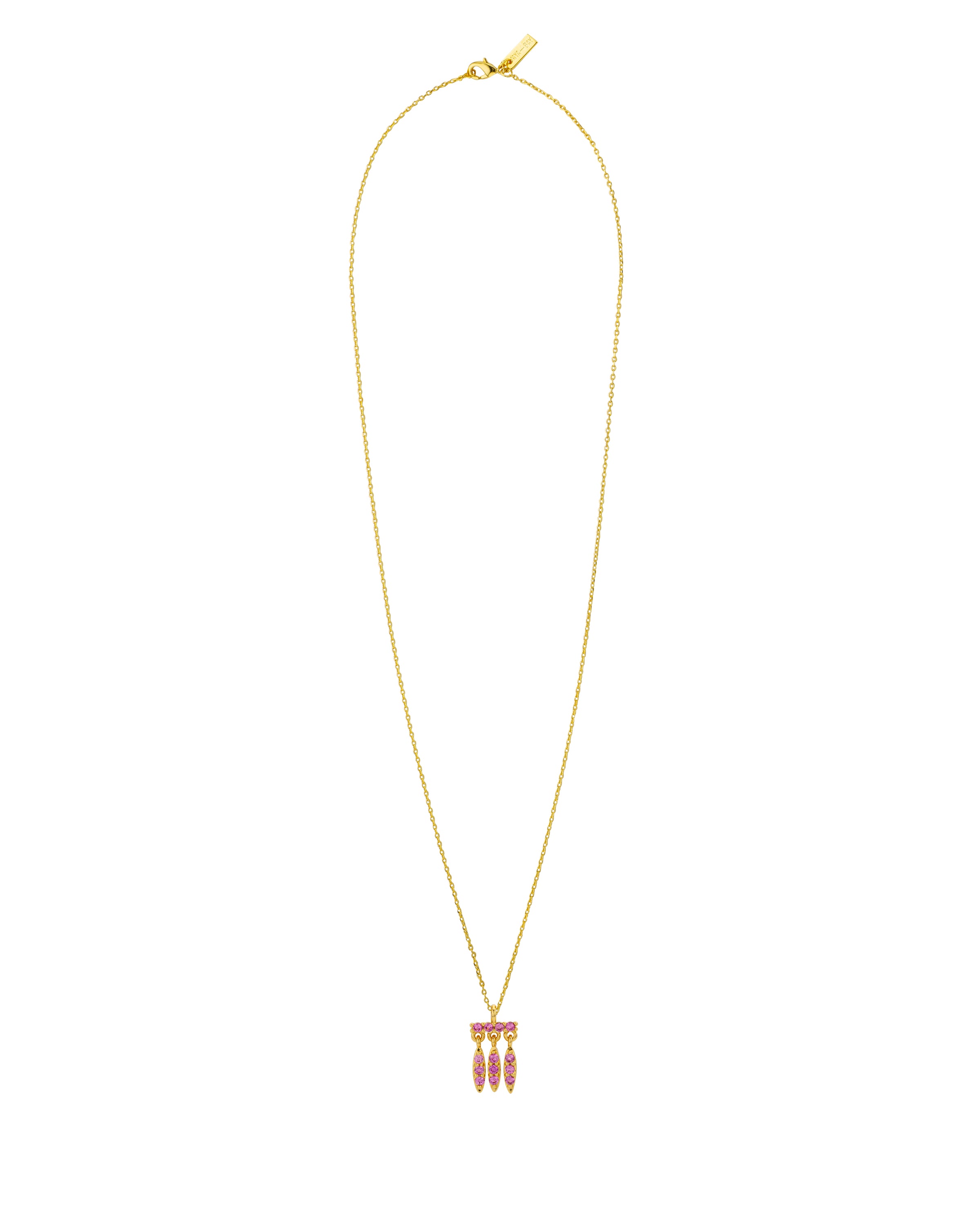 COLLIER - FUCHSIA TRIADE