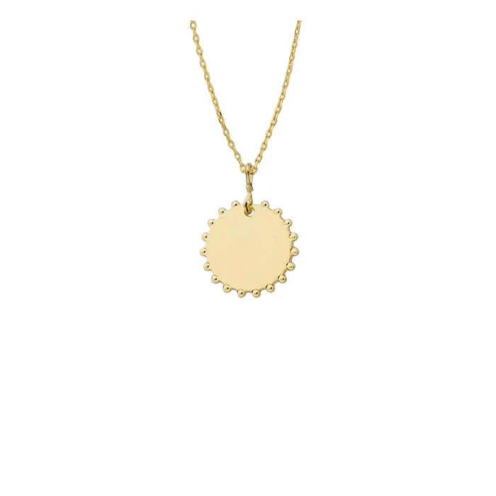 COLLIER - MEDAILLE À GRAVER