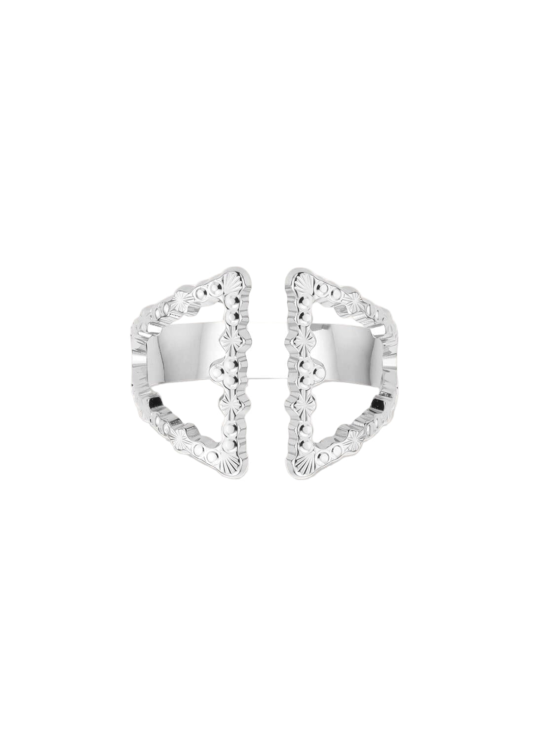 BAGUE - DOUBLE TRIANGLE REVISITEE