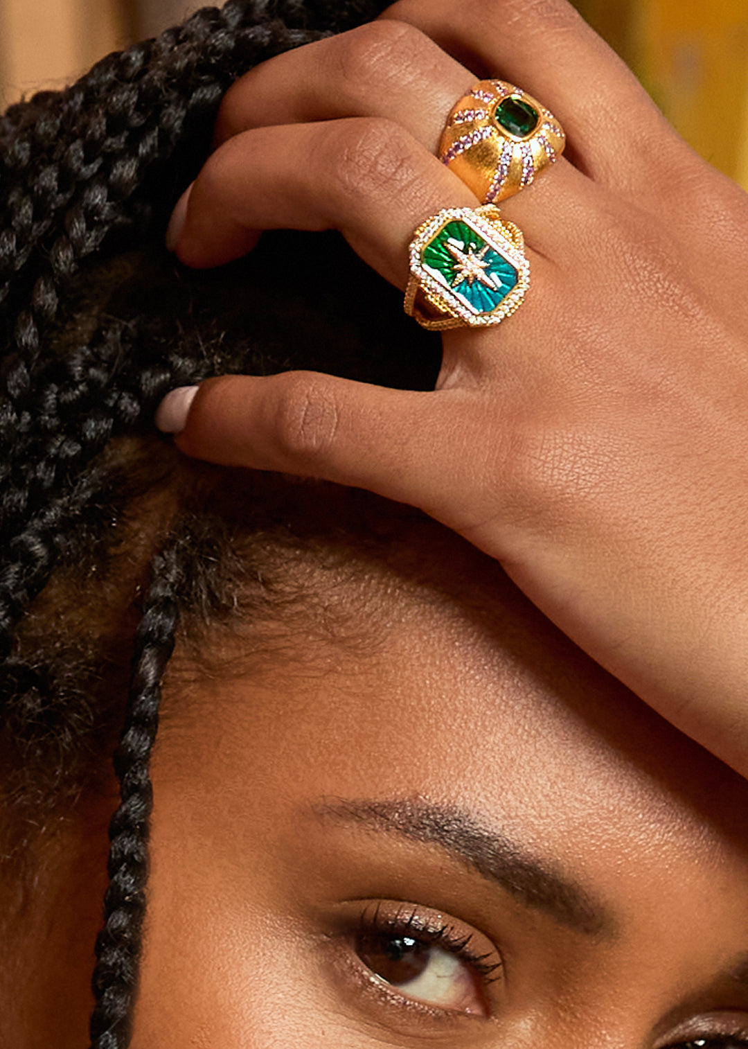 BAGUE - BLUE RAINBOW DIWALI BOHEME