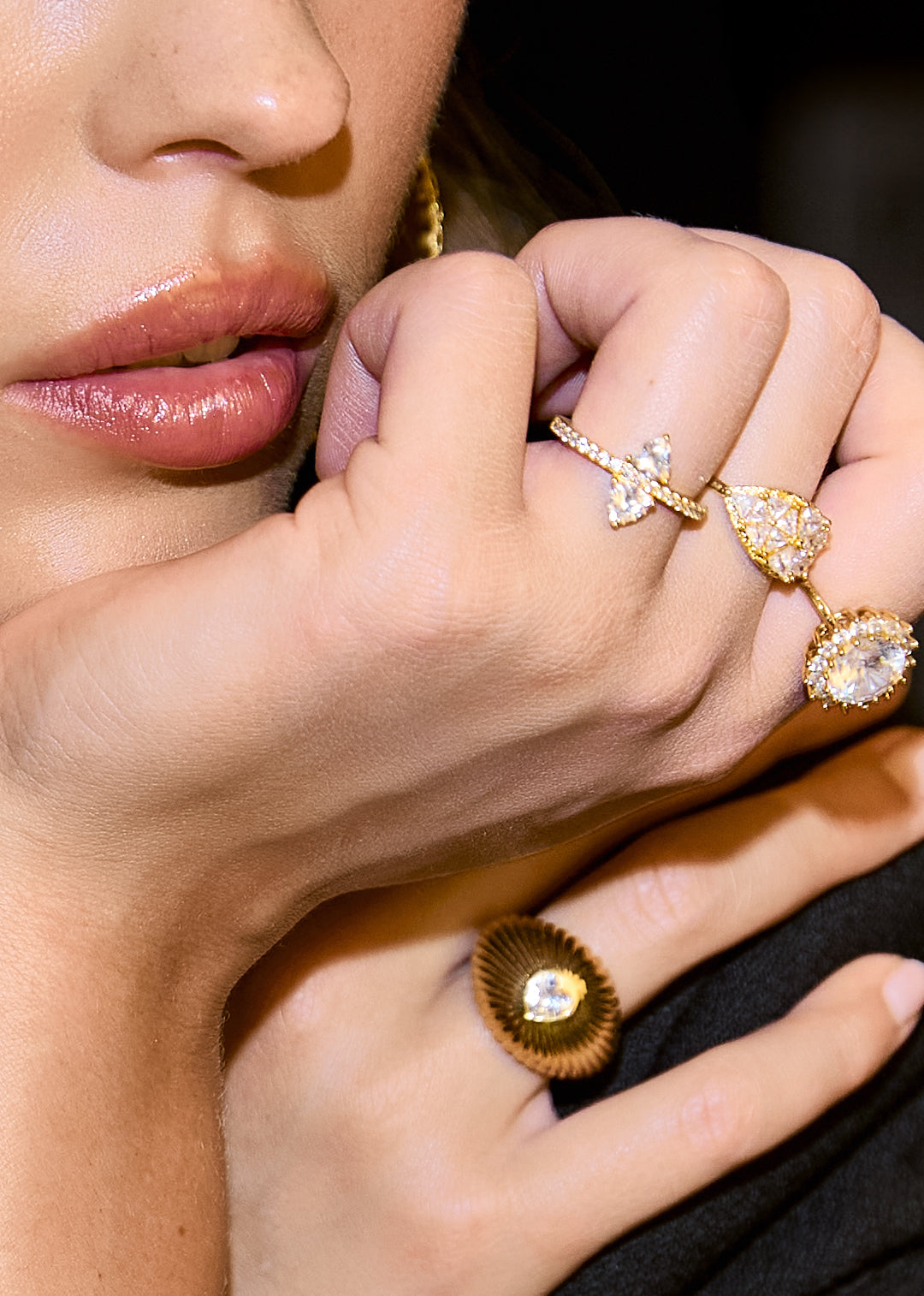 BAGUE - WHITE STONE SAMANTHA