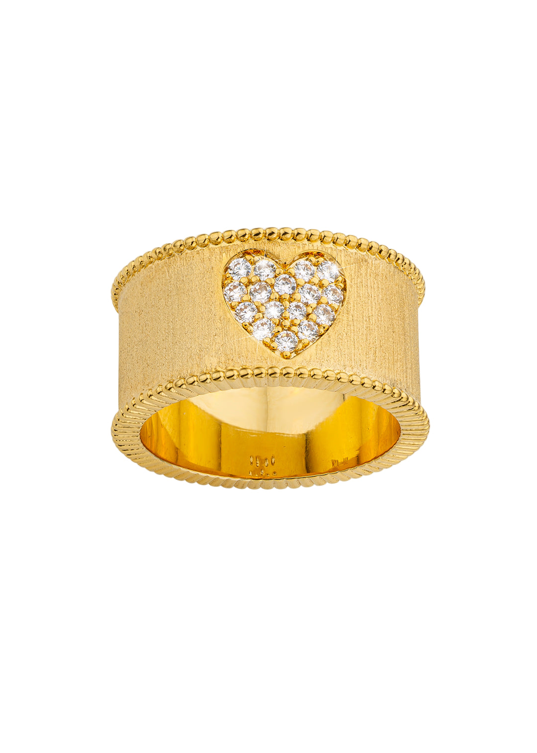 BAGUE - HEART CROWN