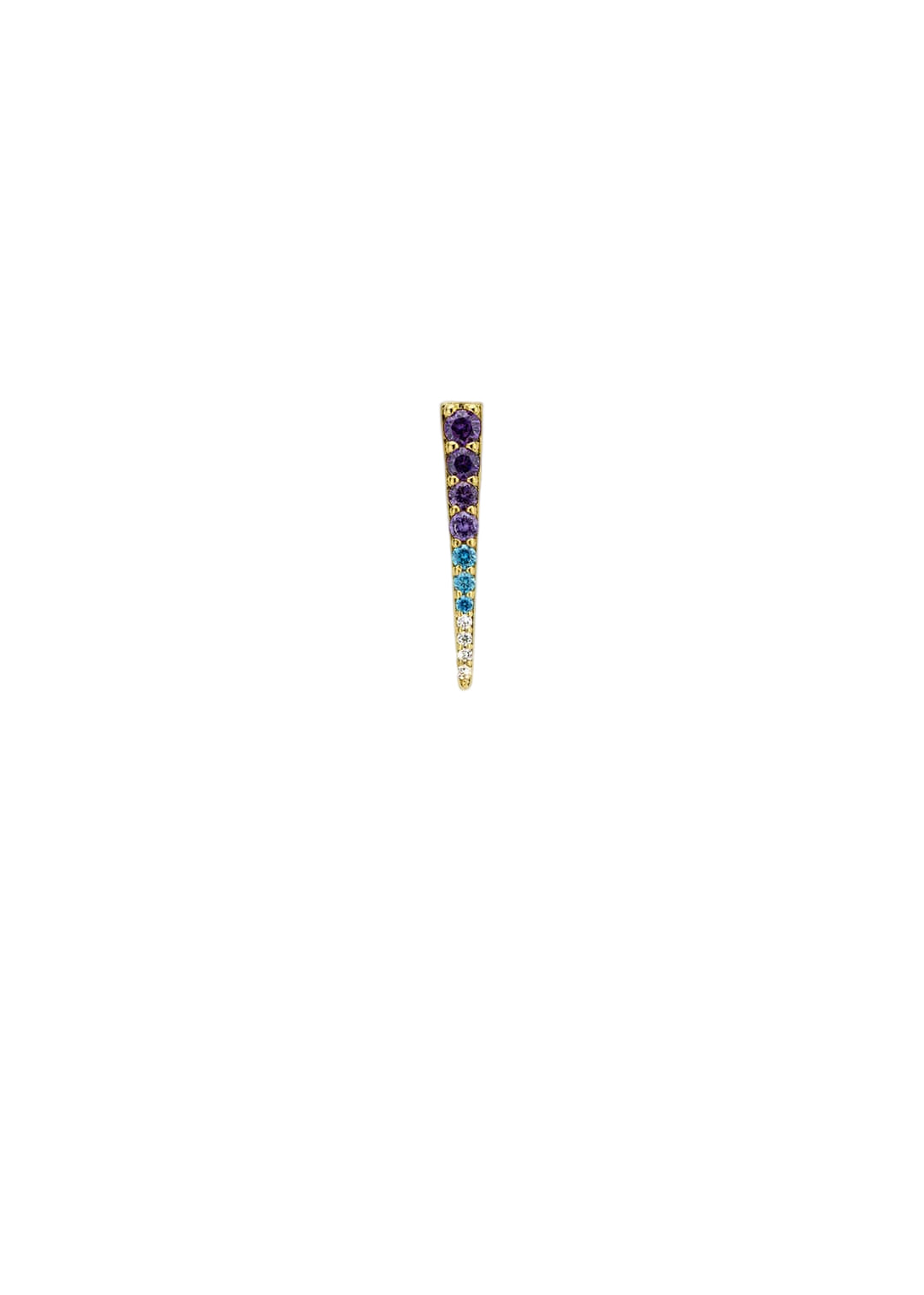 EARRINGS - PURPLE RAINBOW ICE PICK