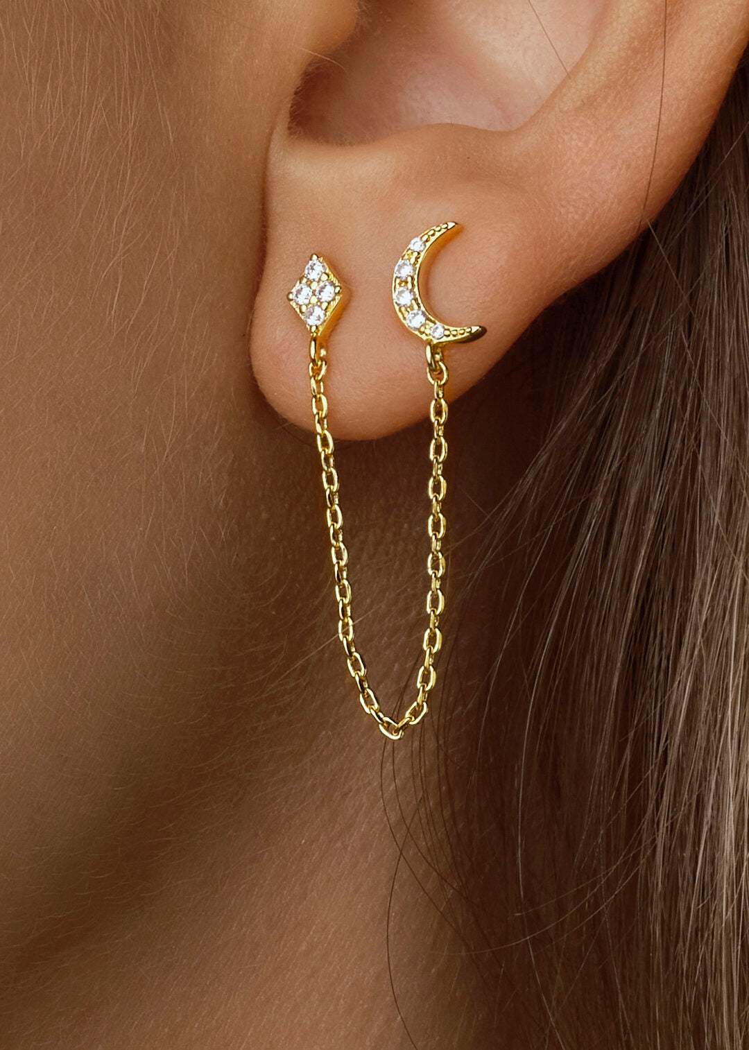 BOUCLES D'OREILLES - DANCING MOON
