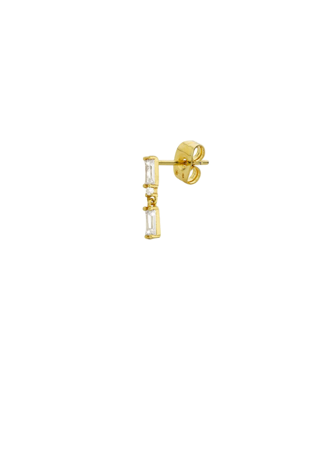 BOUCLES D'OREILLES - TWICE BAGUETTE