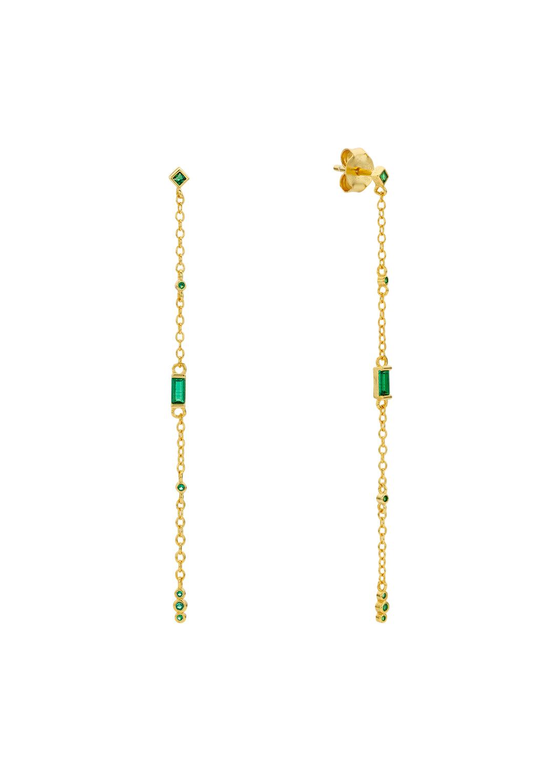 BOUCLES D'OREILLES - GREEN MADISON
