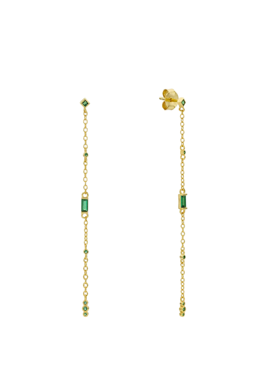 BOUCLES D'OREILLES - GREEN MADISON