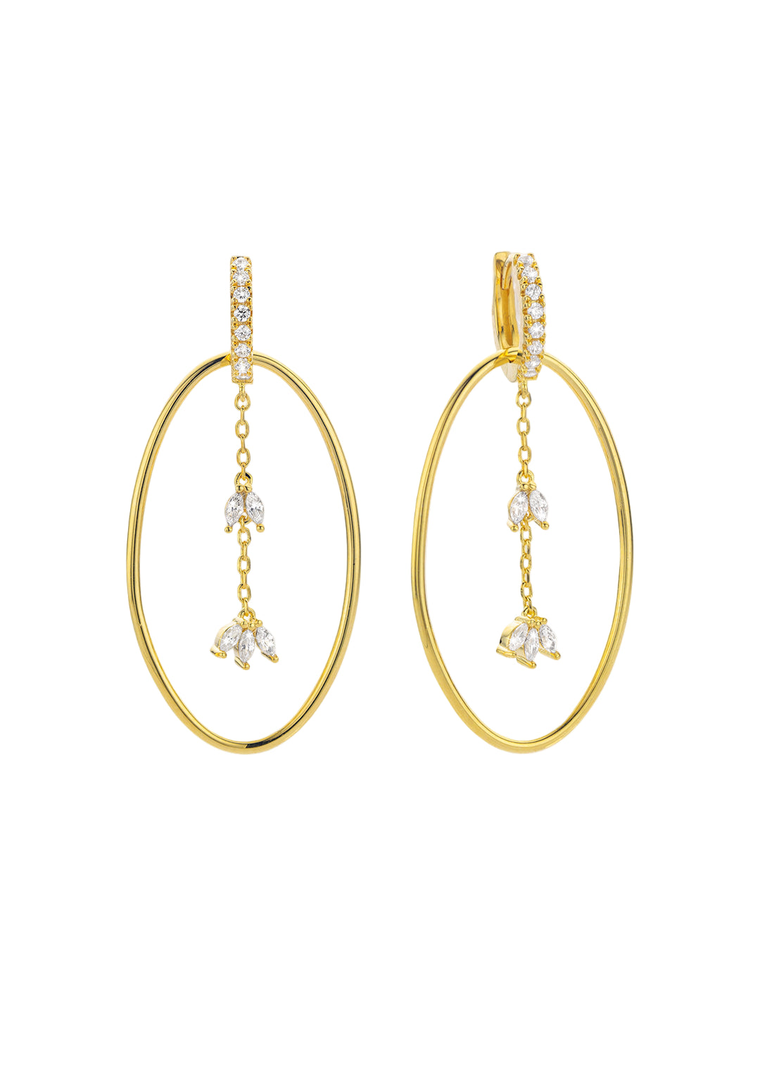 BOUCLES D'OREILLES - ROYAL MAGNOLIA
