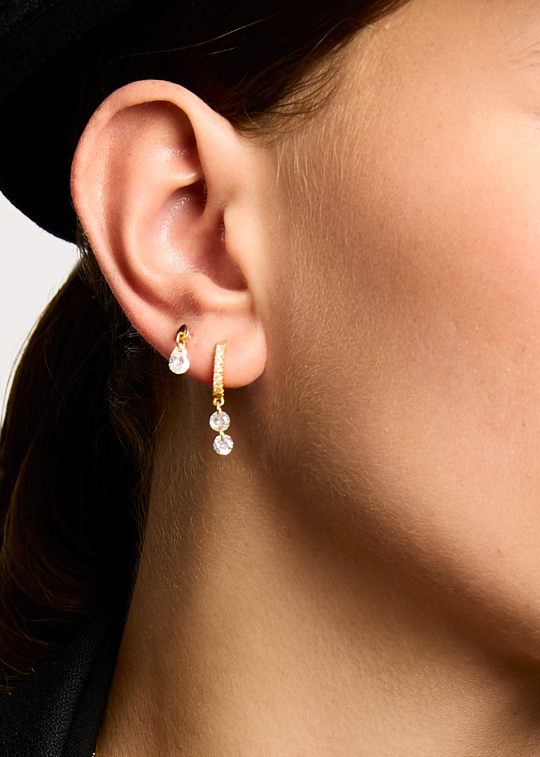 BOUCLES D'OREILLES - CRYSTAL