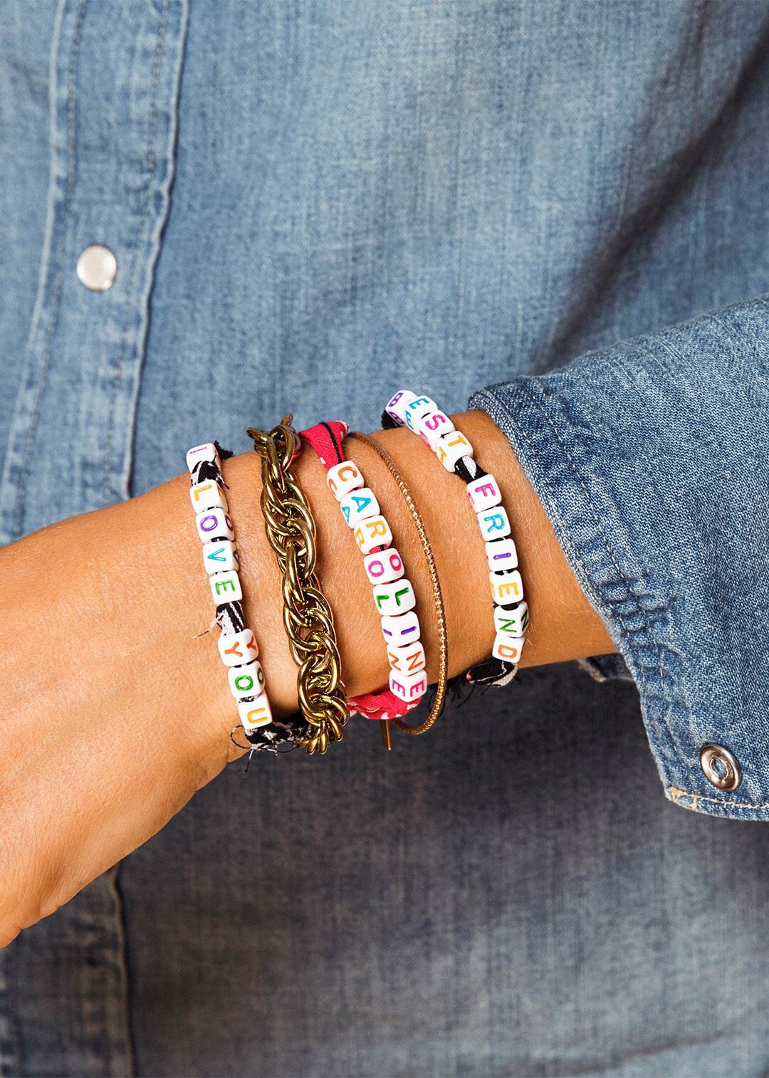 BRACELET - BANDANA - FUCHSIA