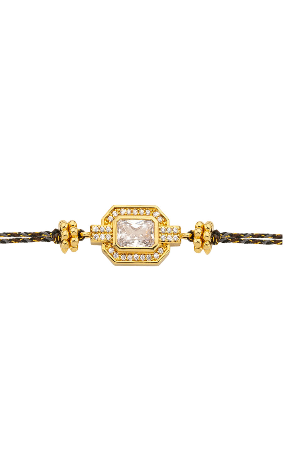 BRACELET - GOLD SHINY ART DECO