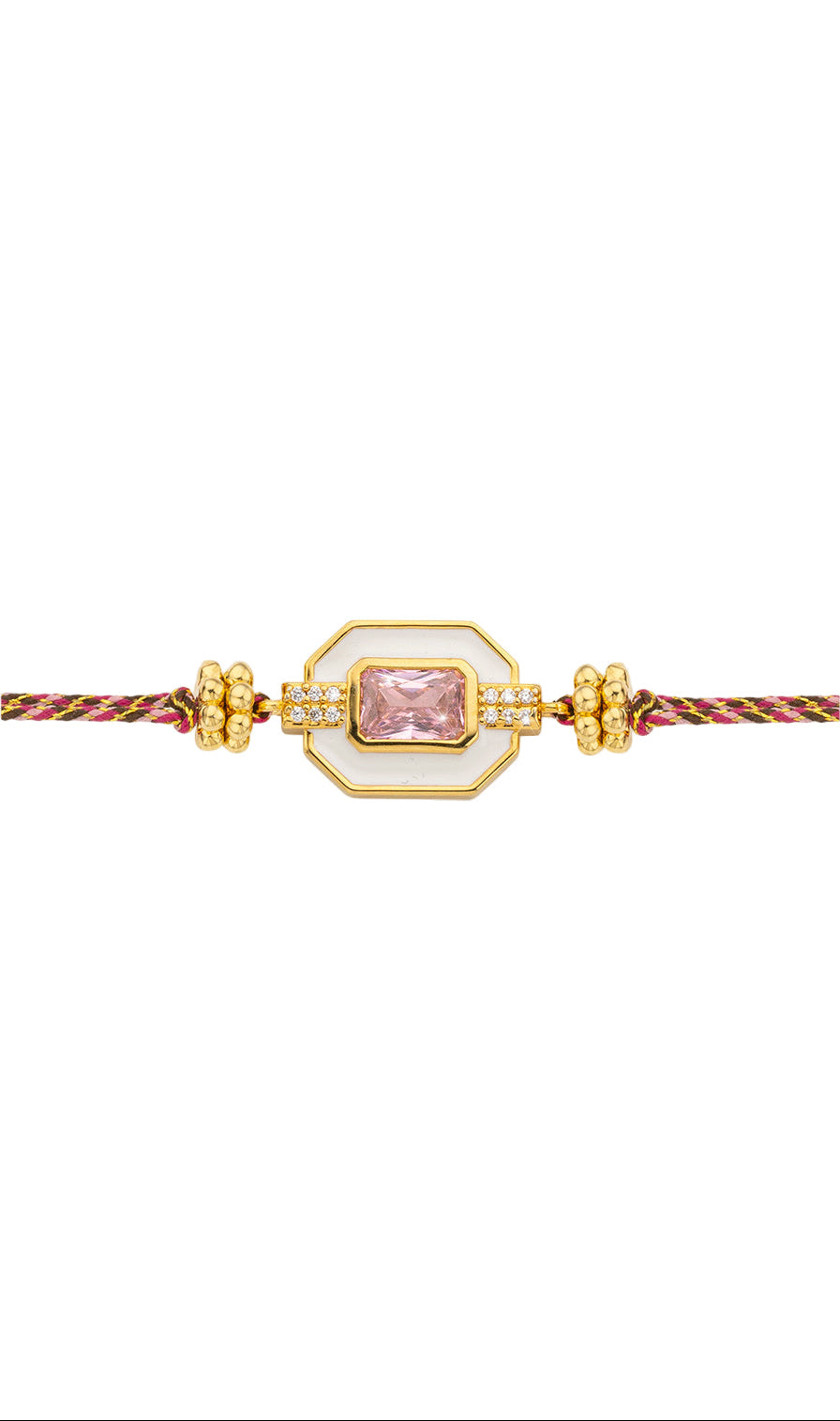 BRACELET - WHITE ART DECO