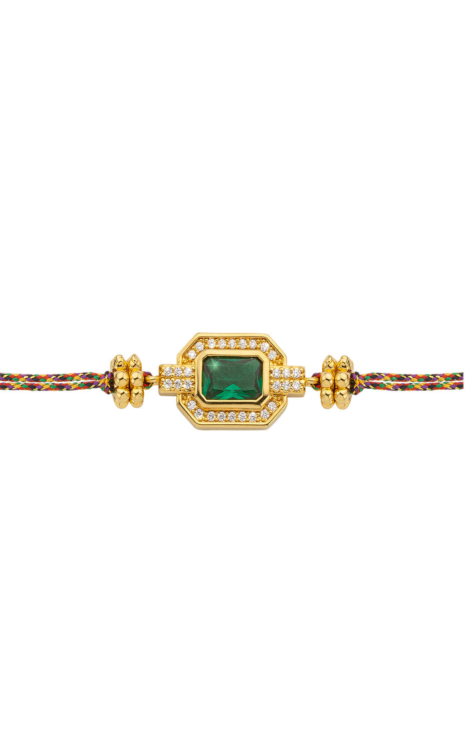 BRACELET - GREEN SHINY ART DECO