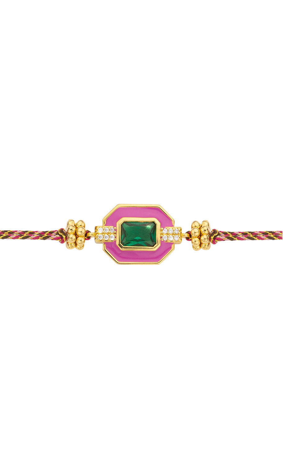 BRACELET - FUCHSIA ART DECO