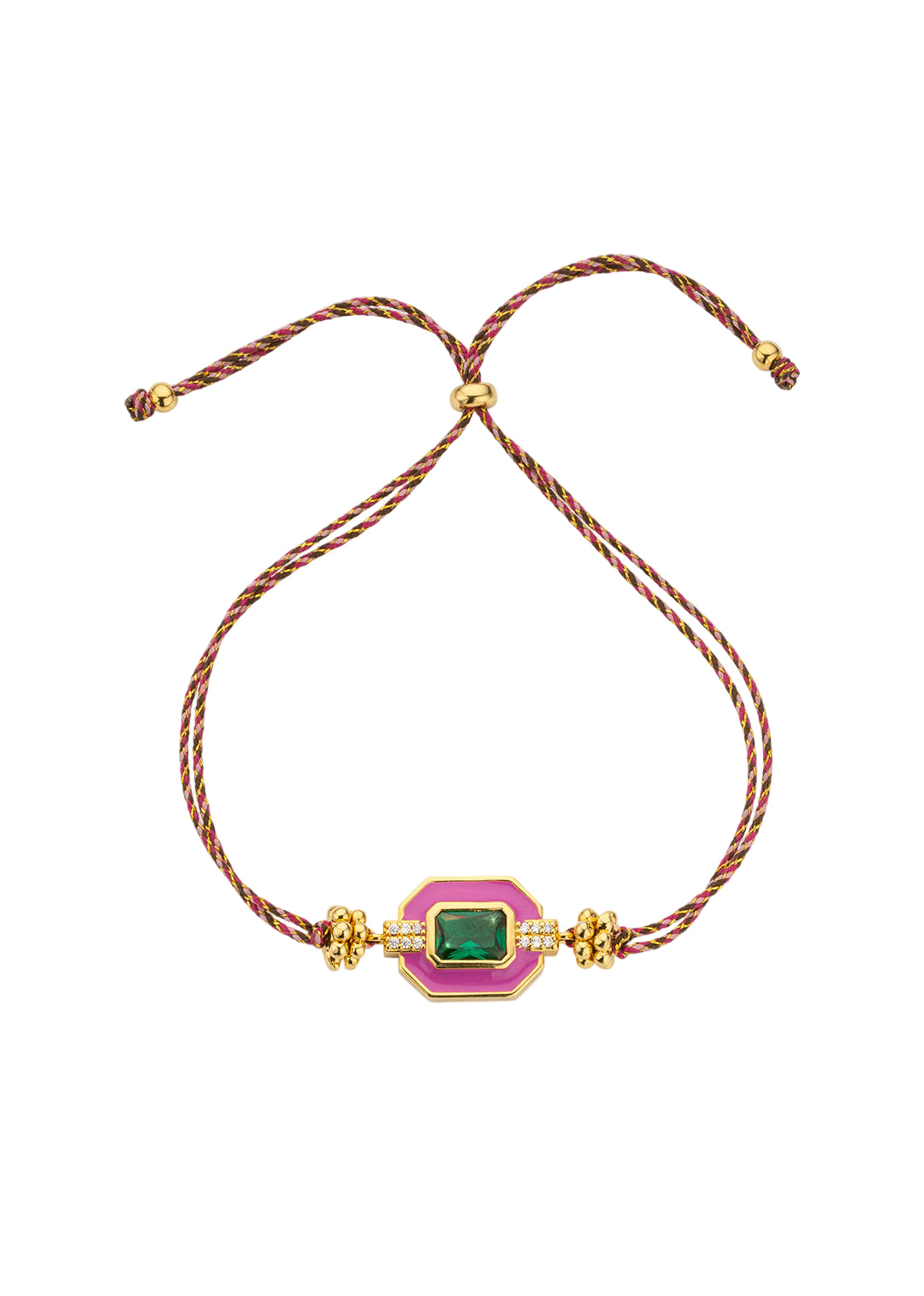 BRACELET - FUCHSIA ART DECO