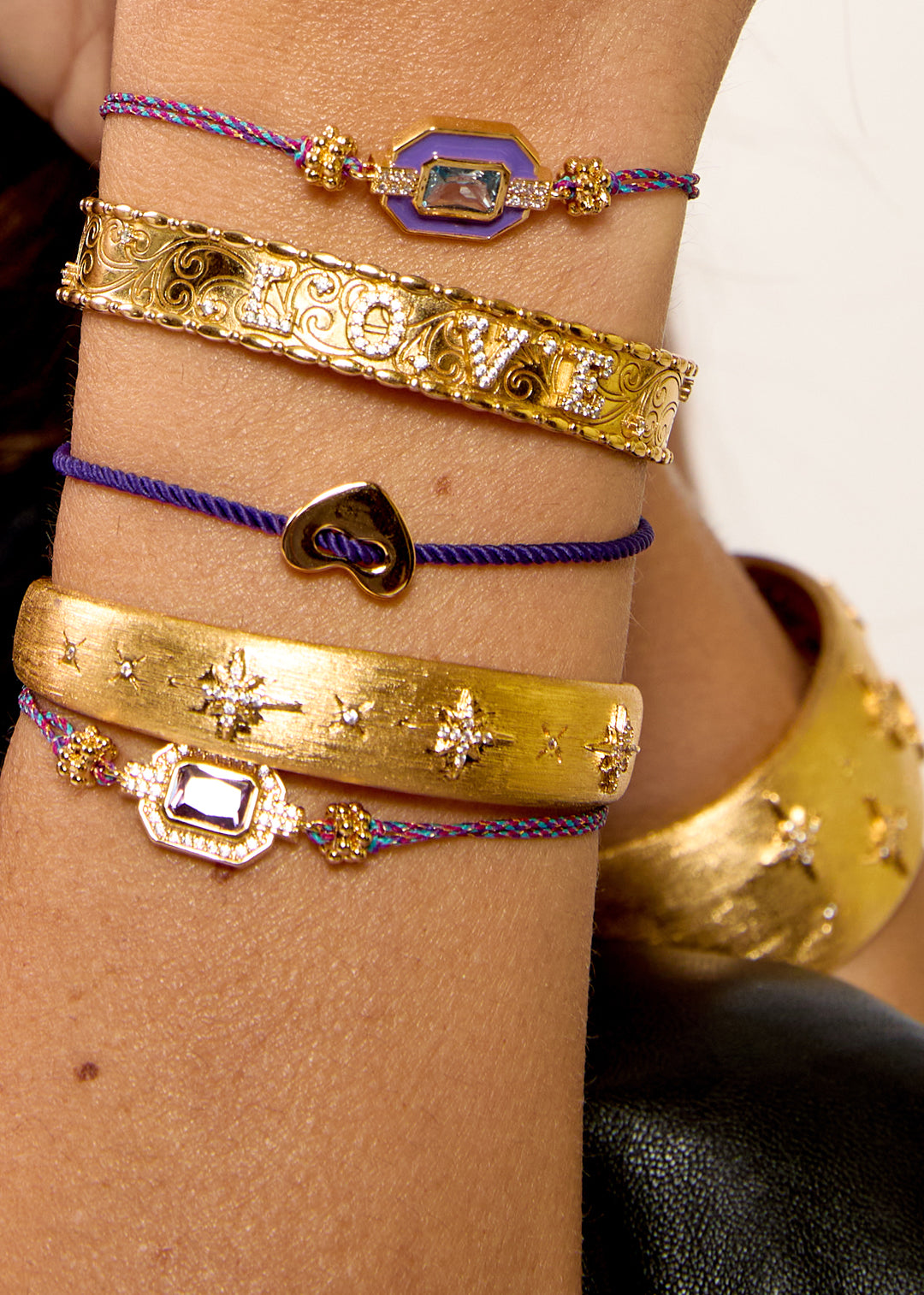 BRACELET - PURPLE CORAZON