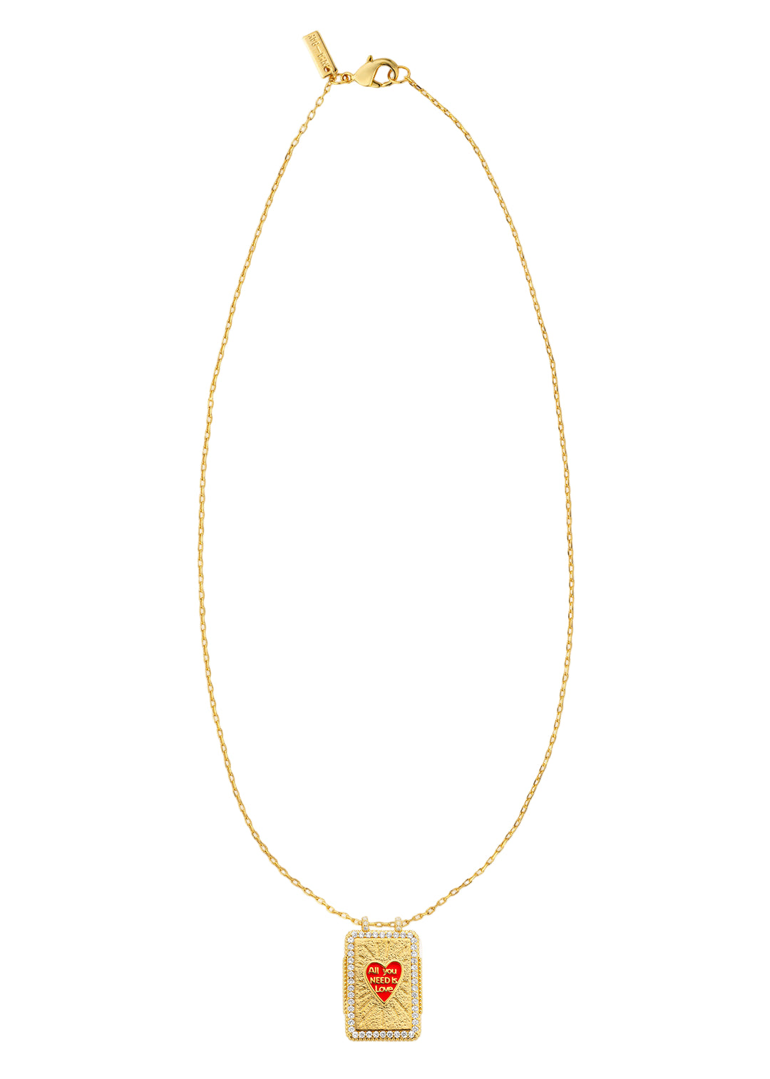COLLIER - RED HEART BOHEME