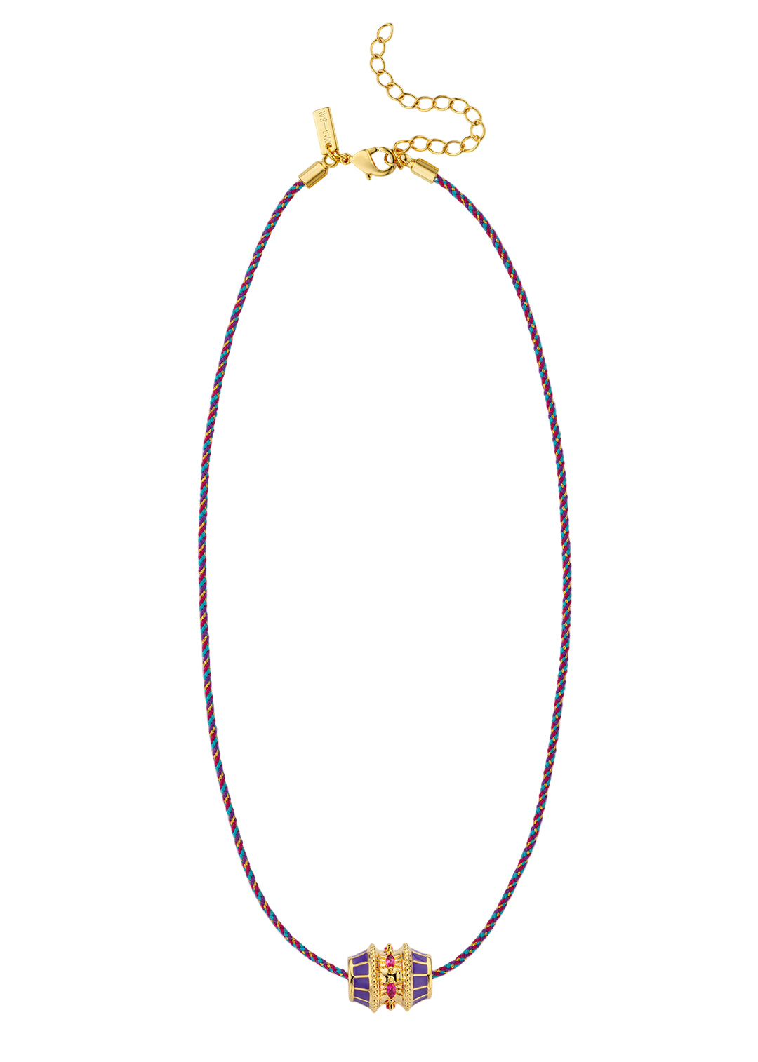 COLLIER - PURPLE TALISMAN