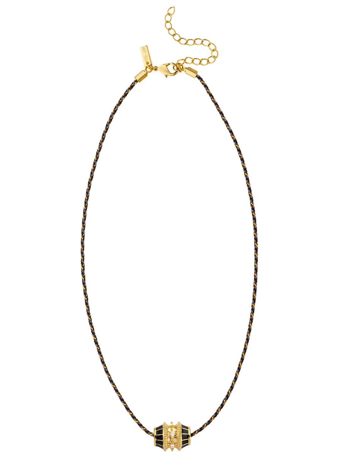 COLLIER - BLACK TALISMAN