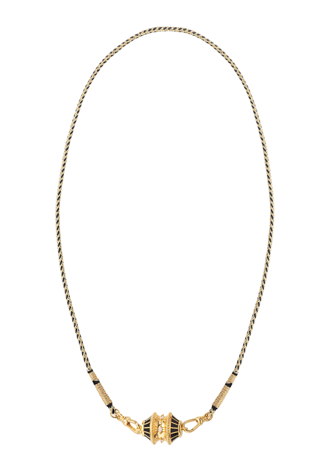 COLLIER - BIG TALISMAN BLACK