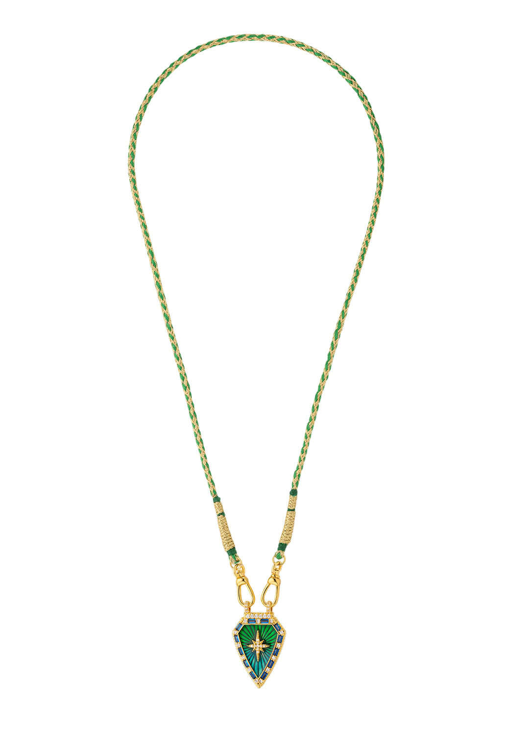 COLLIER - BLUE RAINBOW DIWALI WARRIOR