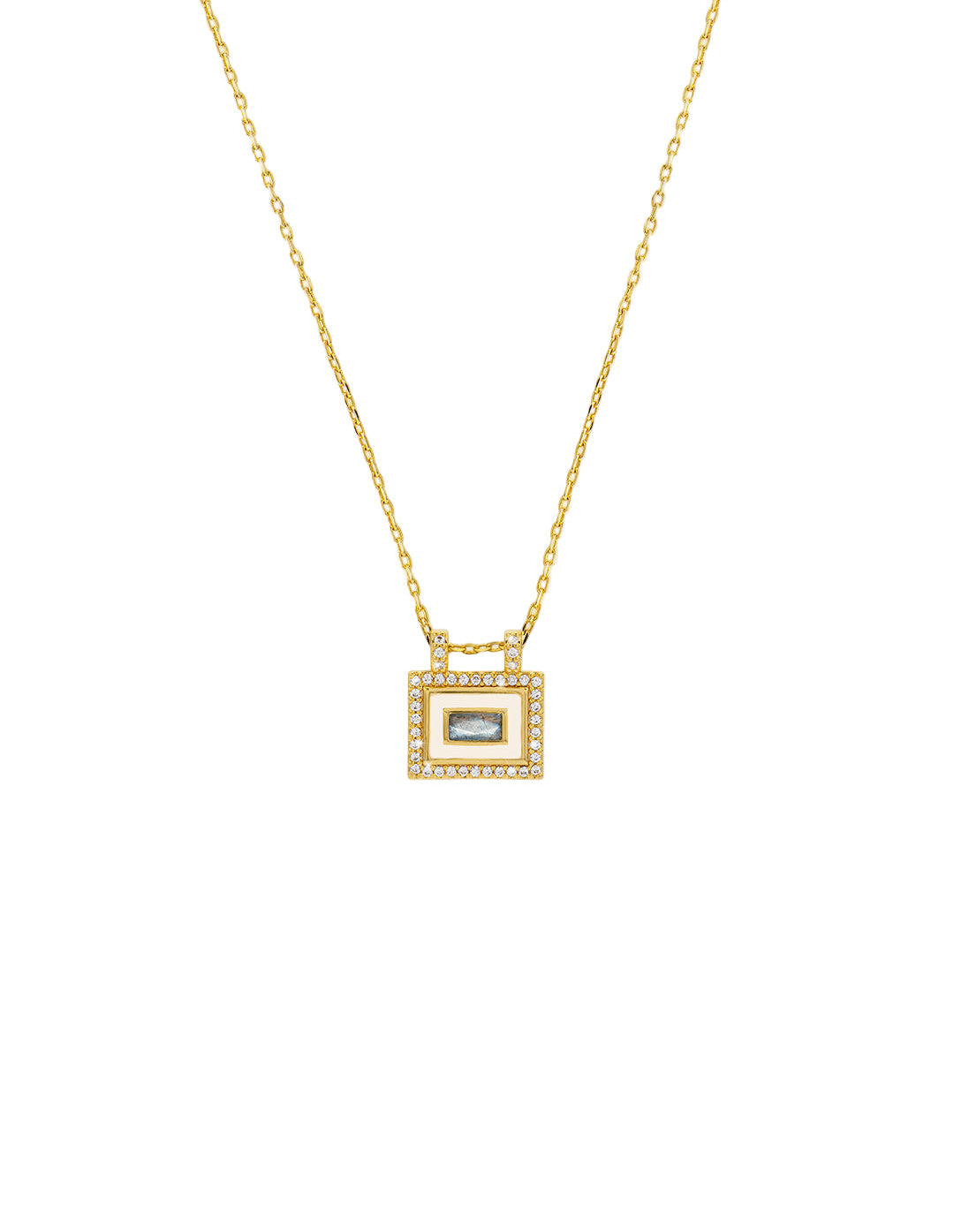COLLIER - IVORY LABRADORITE EL PASO