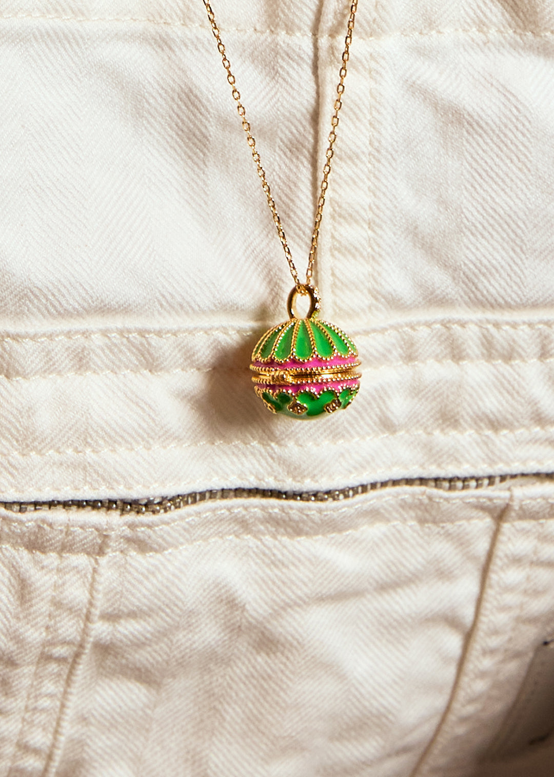 COLLIER - GREEN FUCHSIA PROTECTION