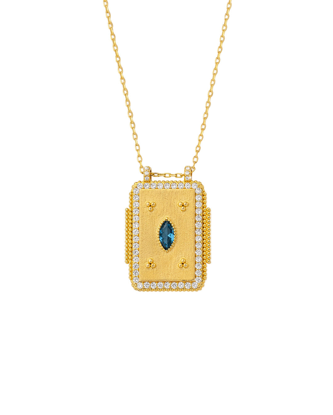 COLLIER - BLUE MYSTIC TWICE BOHEME