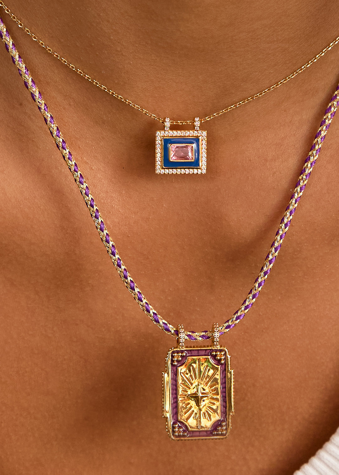 COLLIER - PURPLE MYSTIC BOHEME