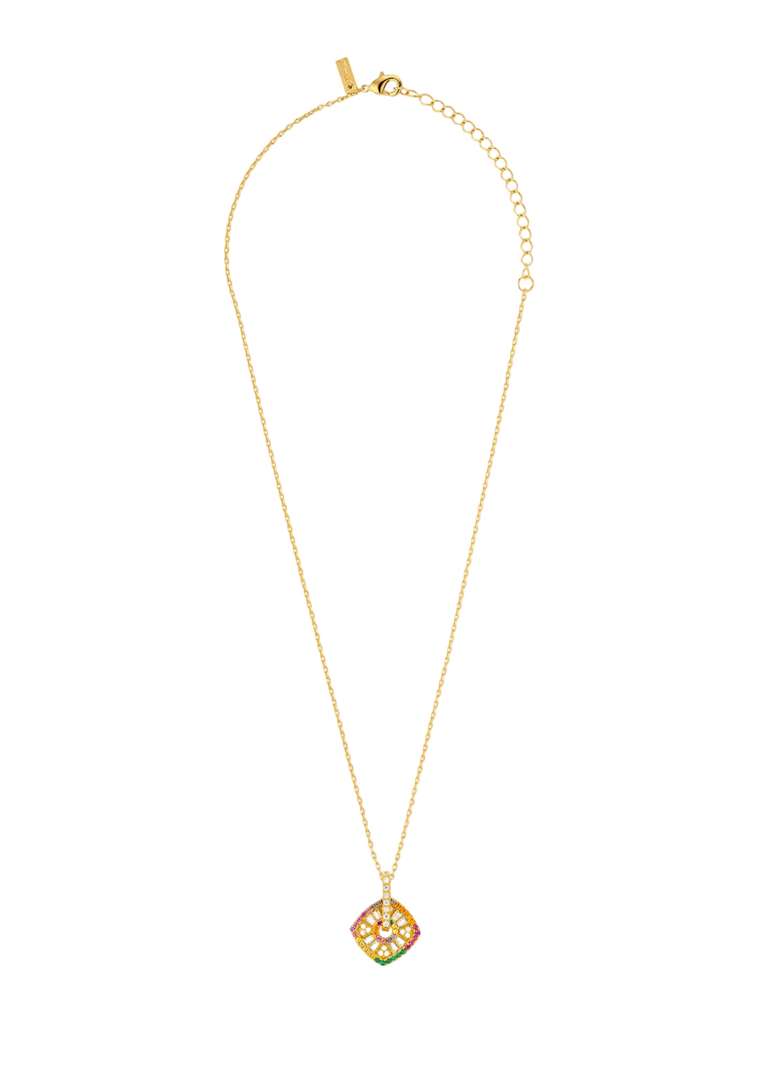 COLLIER - RAINBOW SQUARE