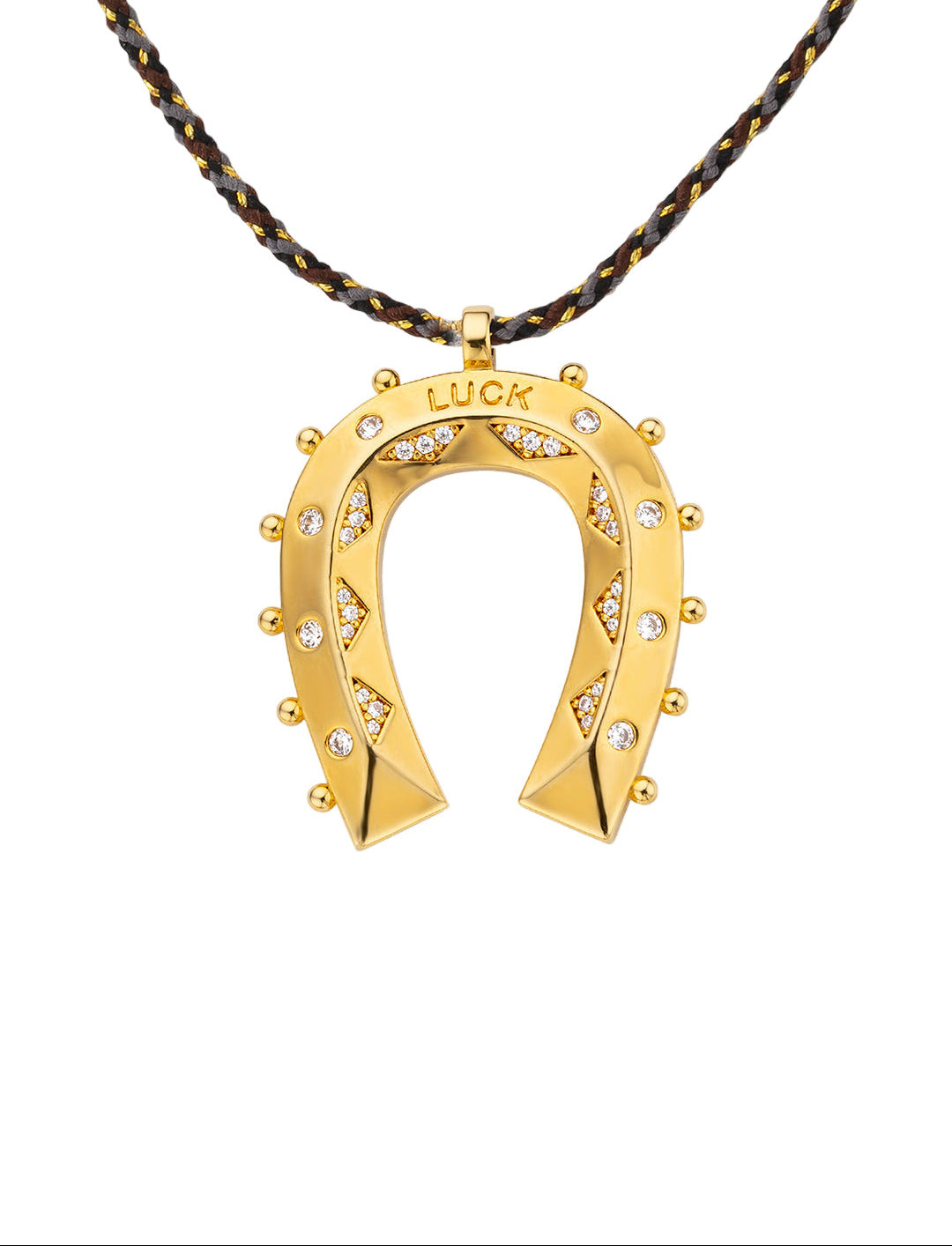 COLLIER - GOLD HORSESHOE