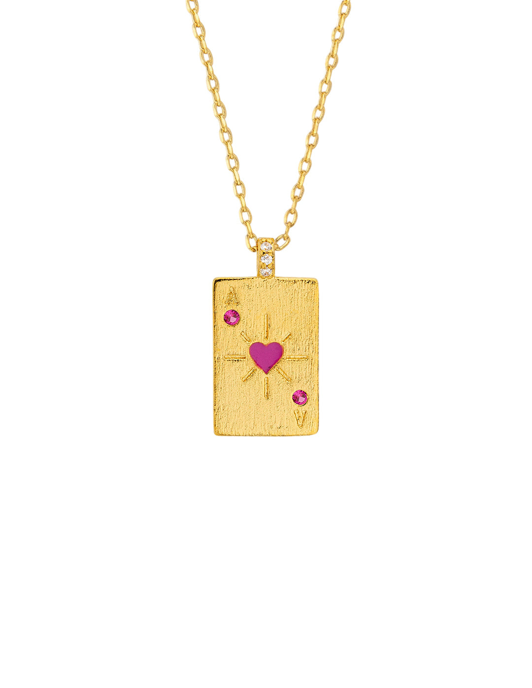 COLLIER - ACE OF HEART