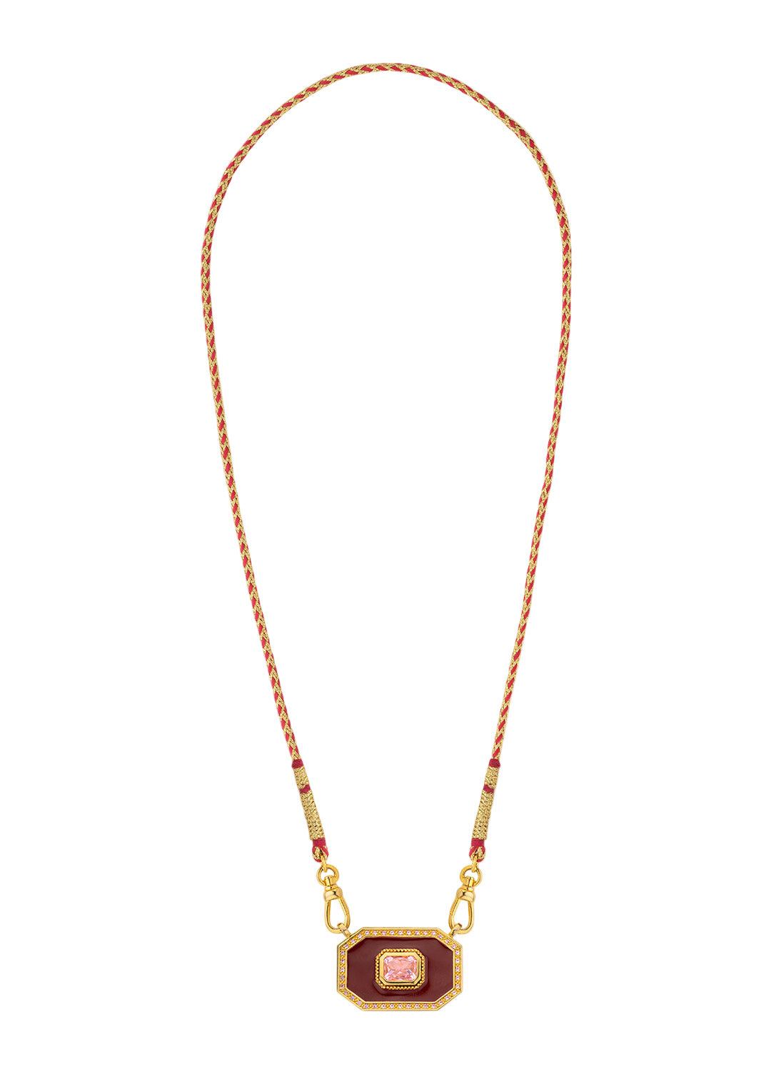 COLLIER - BURGUNDY YUCATAN