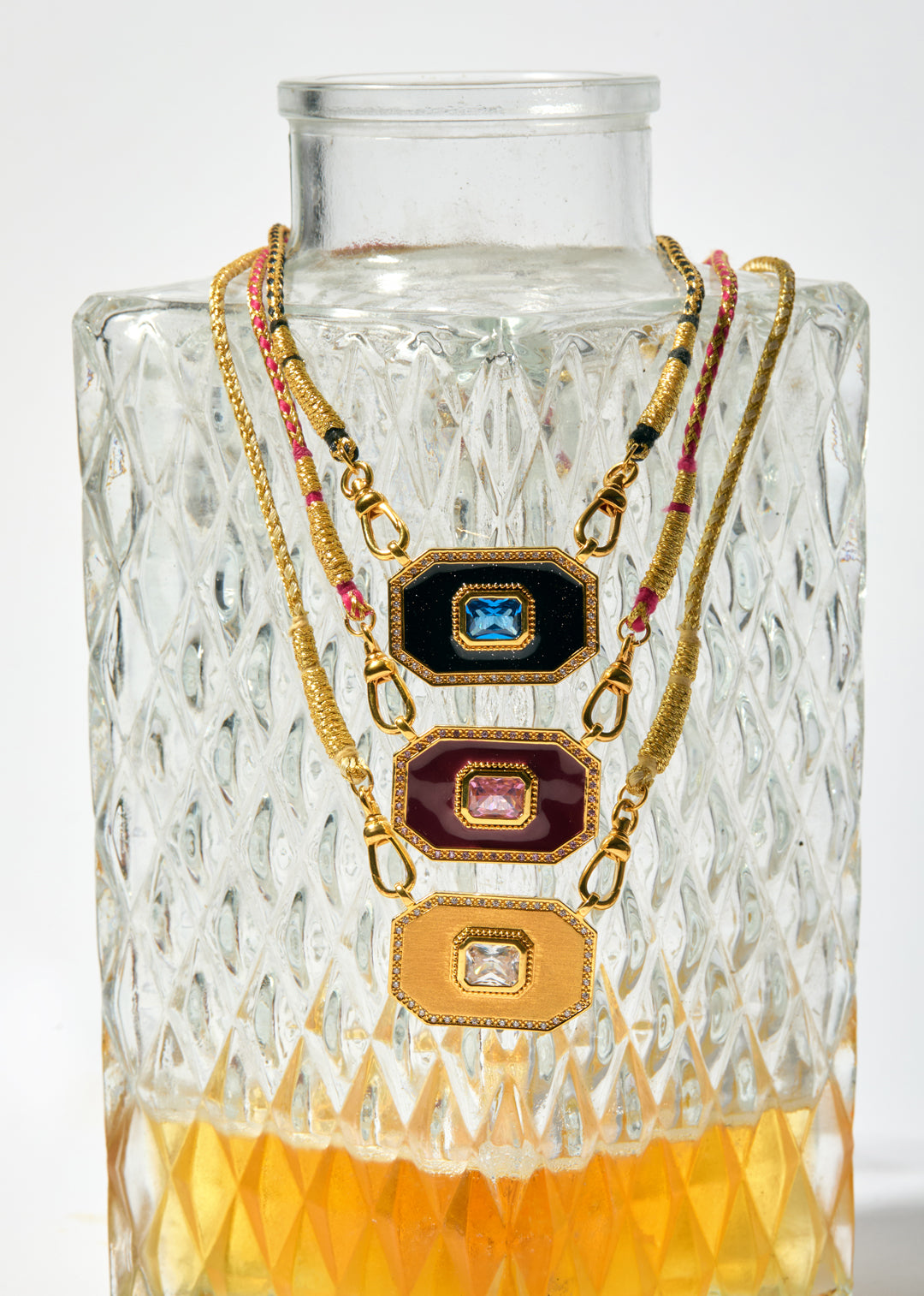 COLLIER - BLACK SHINY YUCATAN