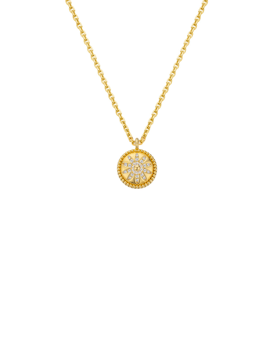 COLLIER - GOLD FLOWER
