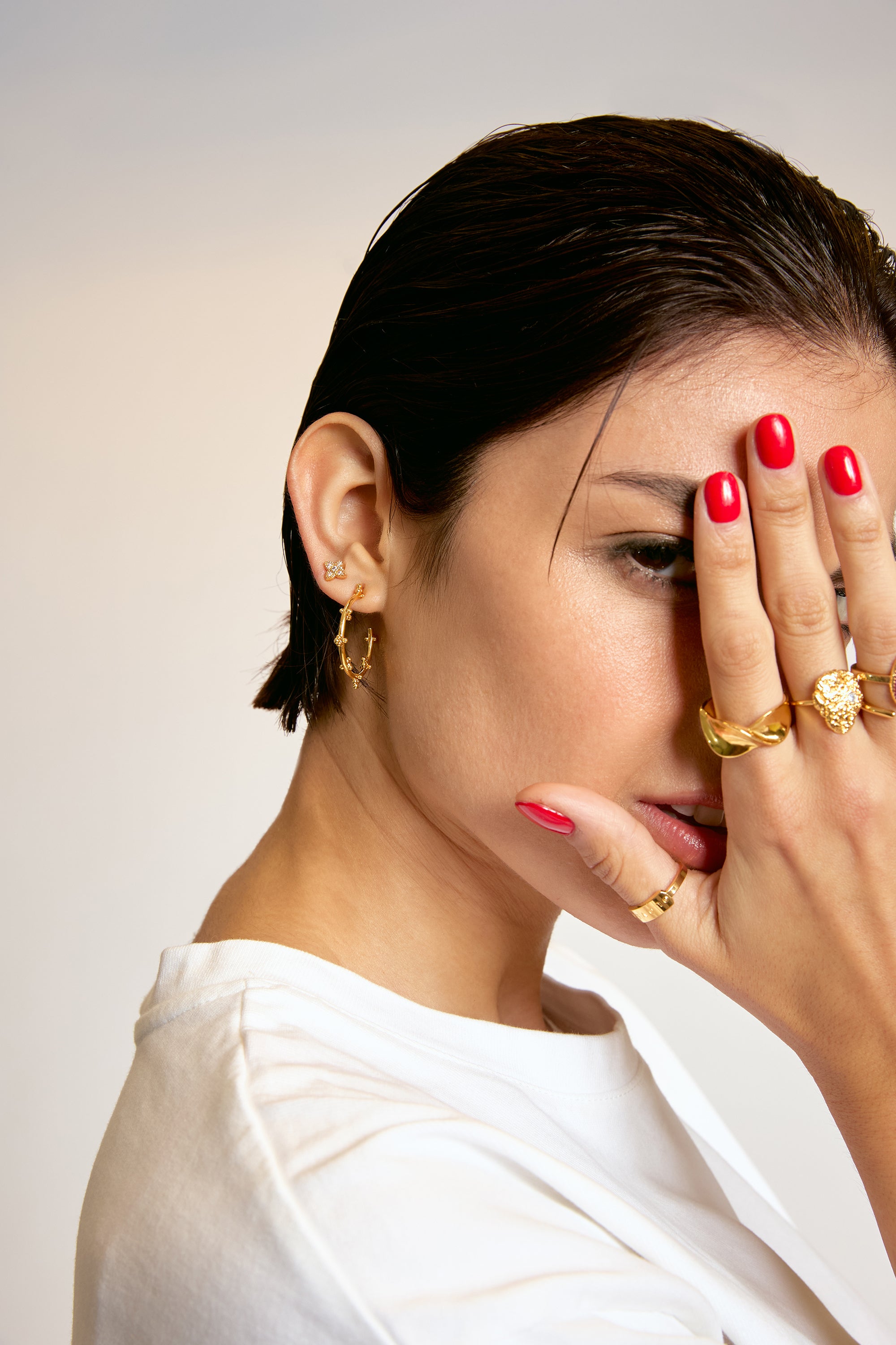 BOUCLES D'OREILLES - LOTUS