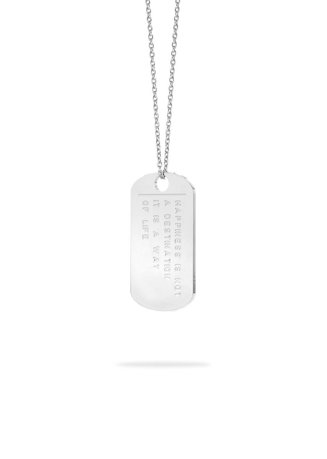 NECKLACE - HAPPINESS IS NOT A DESTINATION IT IS A WAY OF LIFE
